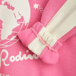 Mini Rodini Society Sweatshirt in Pink by Mini Rodini
