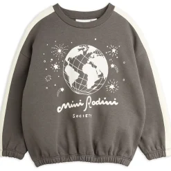 Mini Rodini Society Sweatshirt in Grey by Mini Rodini