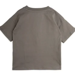 Mini Rodini Society Tee in Grey by Mini Rodini