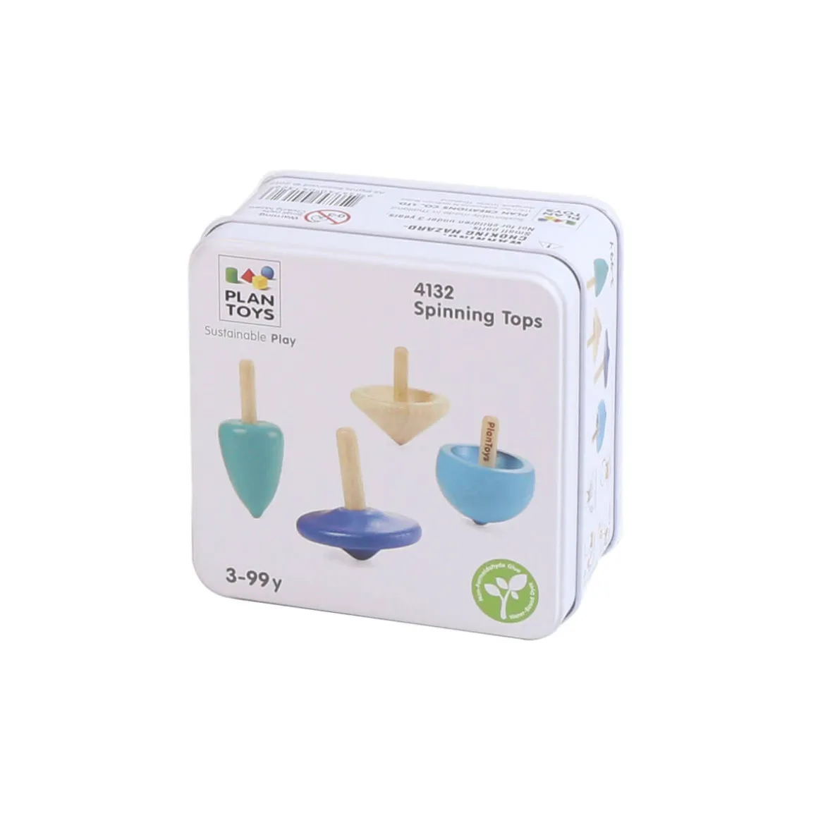 Mini Spinning Tops Set by PlanToys
