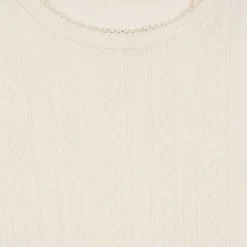 Minna Long Sleeve Top in Antique White by Konges Slojd