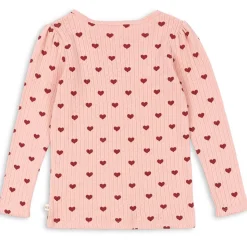 Minnie Long Sleeve Top in Amour Rouge by Konges Slojd