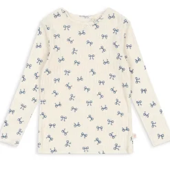 Minnie Long Sleeve Top in Bow Bleu by Konges Slojd