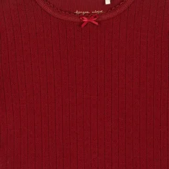 Minnie Long Sleeve Top in Red Dahlia by Konges Slojd