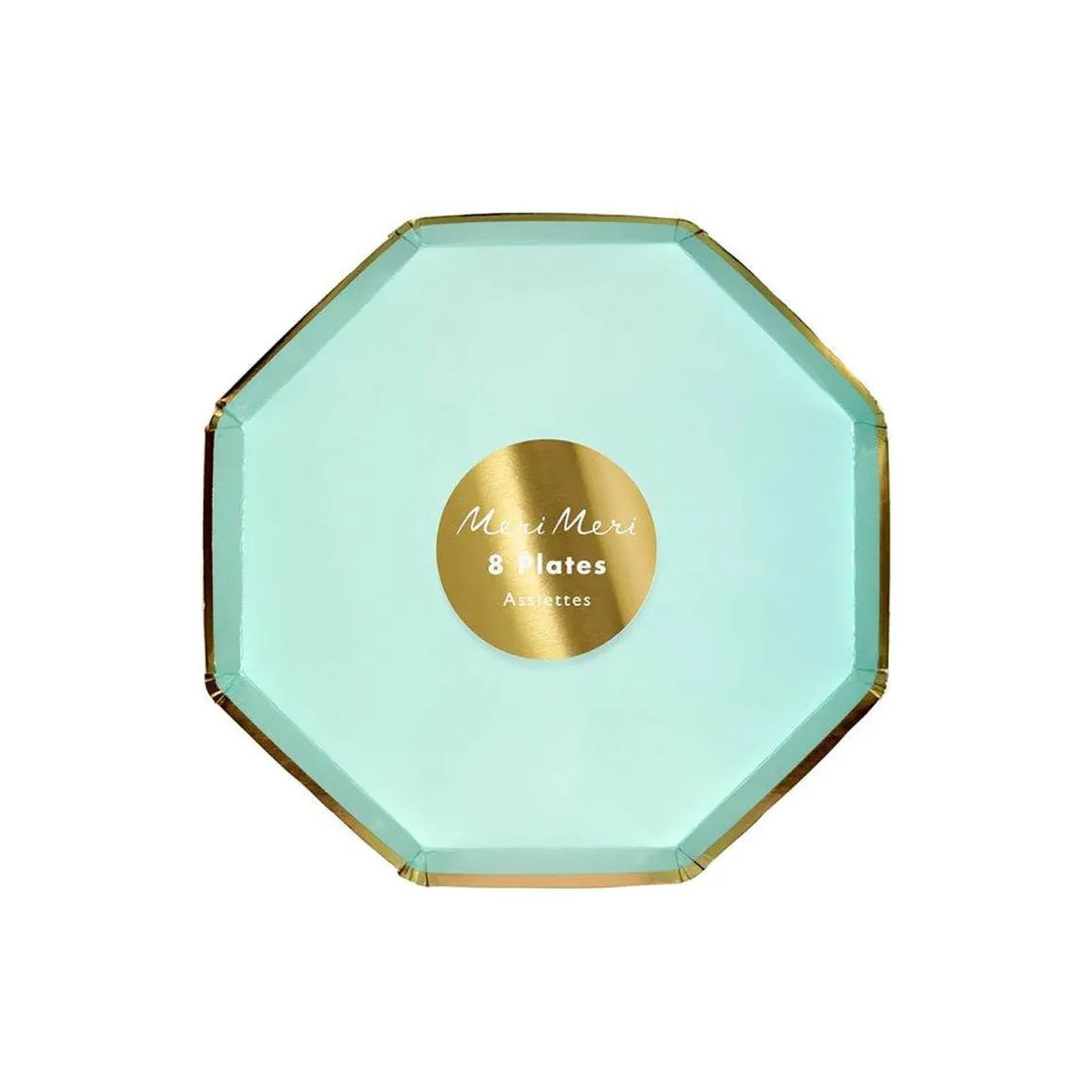 Mint Cocktail Plates by Meri Meri