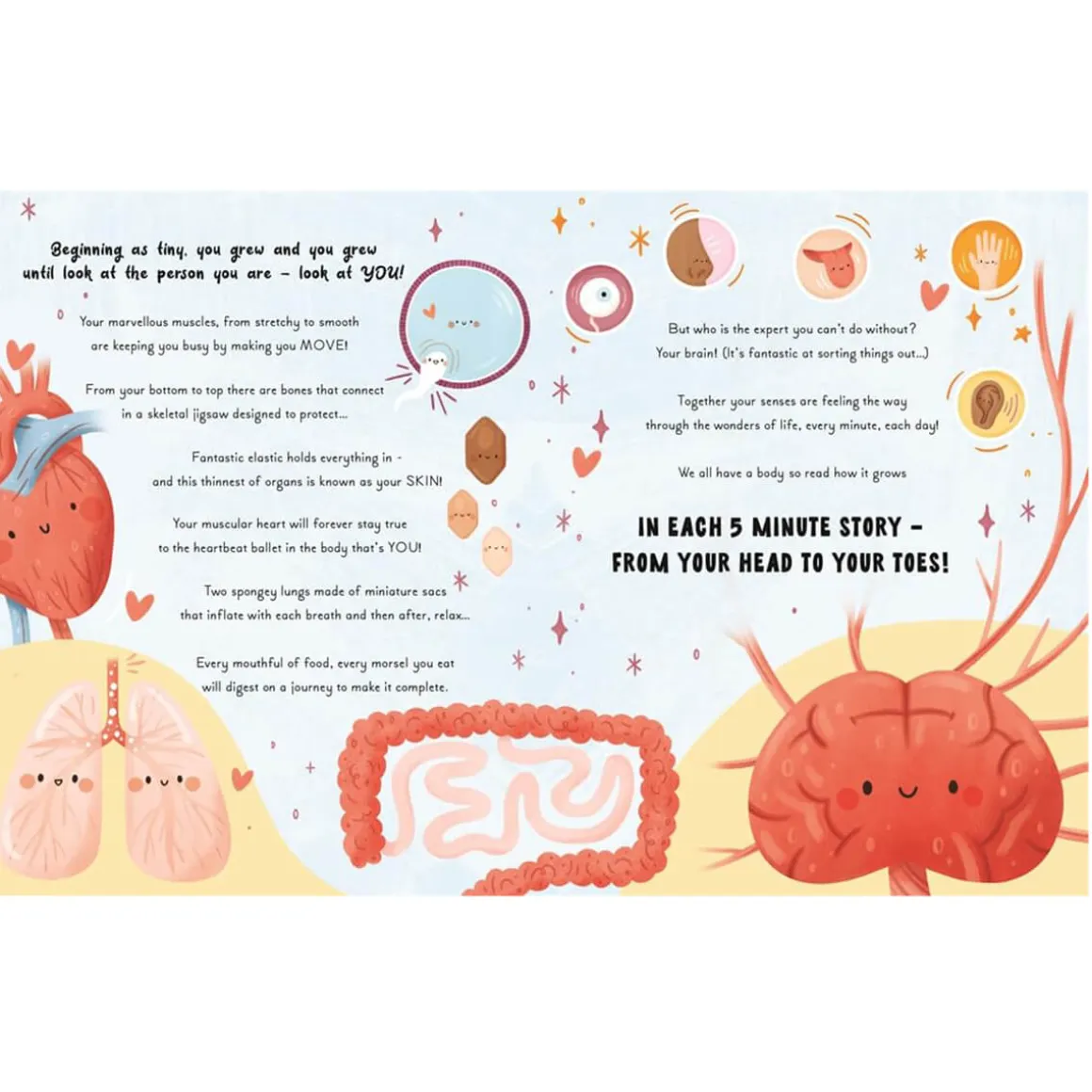 5 Minute Human Body Stories by Gabby Dawnay & Mimi Purnell