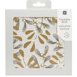 Mistletoe Paper Napkins by Talking Tables
