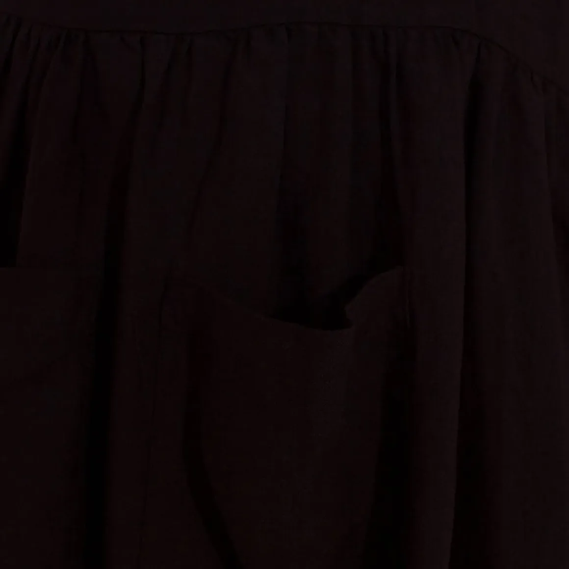 Mitch Linen Dress in Black by L.F.Markey - Last One In Stock - UK 10