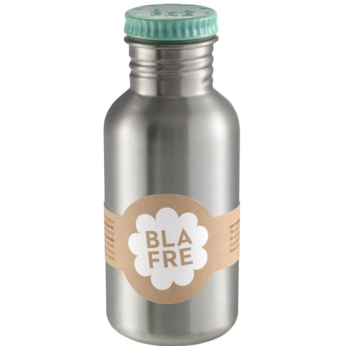 500ml Steel Bottle in Teal by Blafre