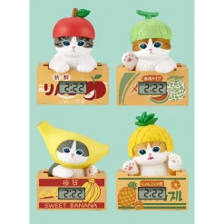 Mofusand Fruits Desk Clock Blind Box by Kitan Club