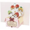 Mofusand Fruit Series Pop Up Birthday Greetings Card by Brai Japan
