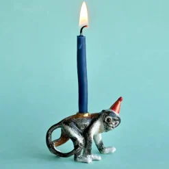 Monkey Ceramic Cake Topper by Camp Hollow
