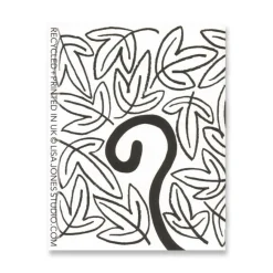 Monkey Mini Greetings Card by Lisa Jones Studio