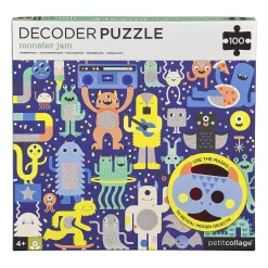 Monster Jam 100-Piece Decoder Puzzle by Petit Collage