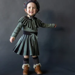 Moonbeam Skirt in Umber / Duck Egg by Mabli