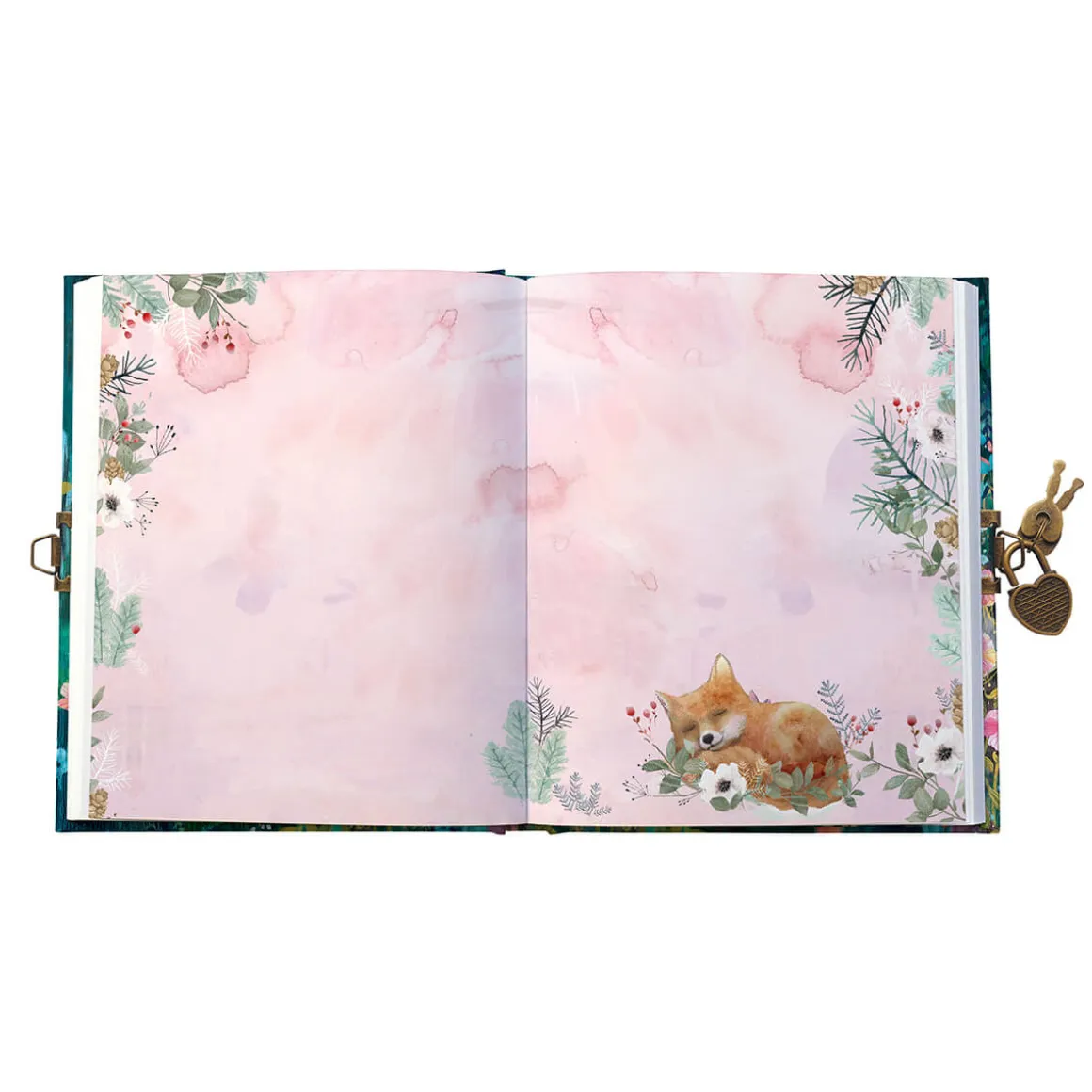 Moonlit Meadow Lockable Notebook by Roger La Borde