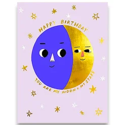 Moonphase Greetings Card by Carolyn Suzuki for 1973