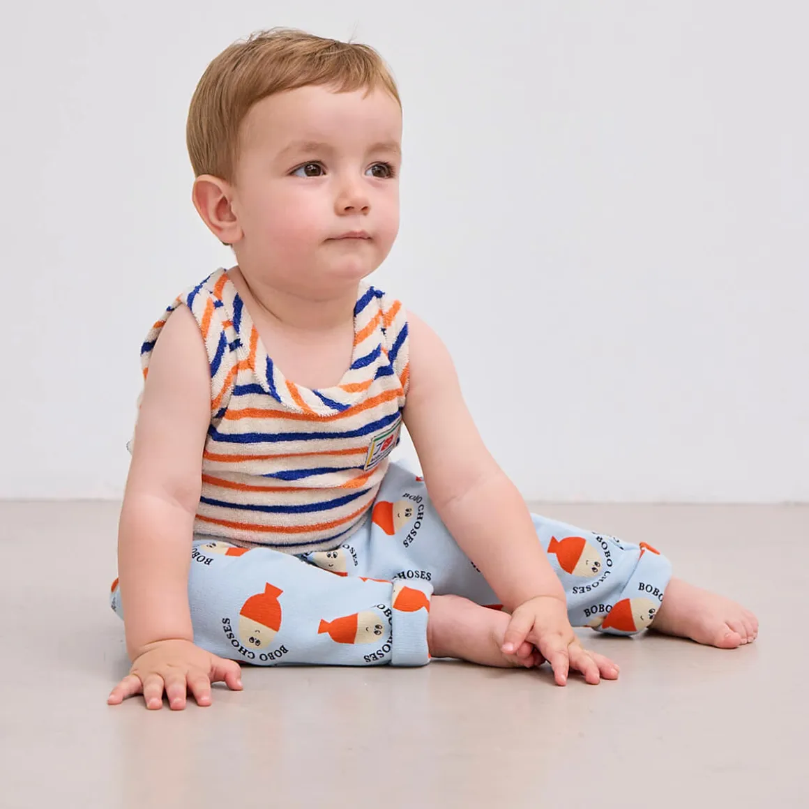 Morning Egg All Over Baby Leggings by Bobo Choses