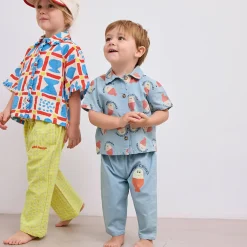 Morning Egg Denim Baby Pants by Bobo Choses
