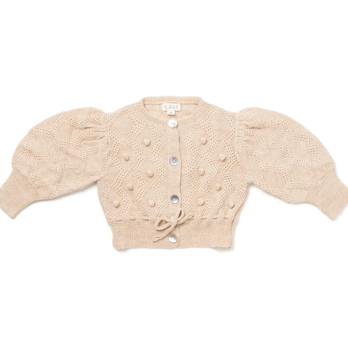 Moss Cardigan in Oatmeal by Lali - Last Ones In Stock - 3-4 Years