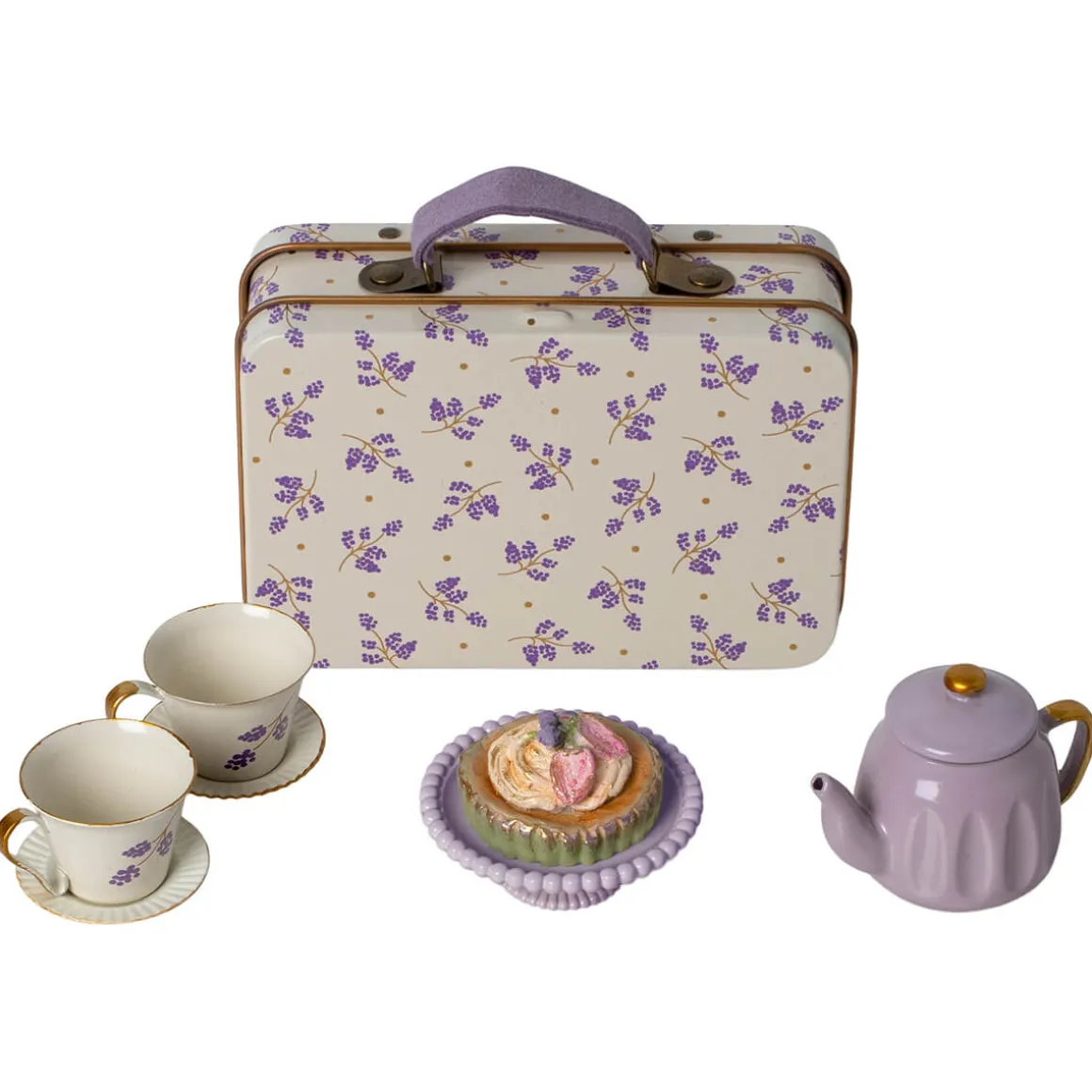 Mouse Afternoon Treat in Purple Madeleine by Maileg