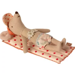 Mouse Air Mattress in Red Dot by Maileg