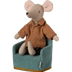 Mouse Chair in Mint by Maileg