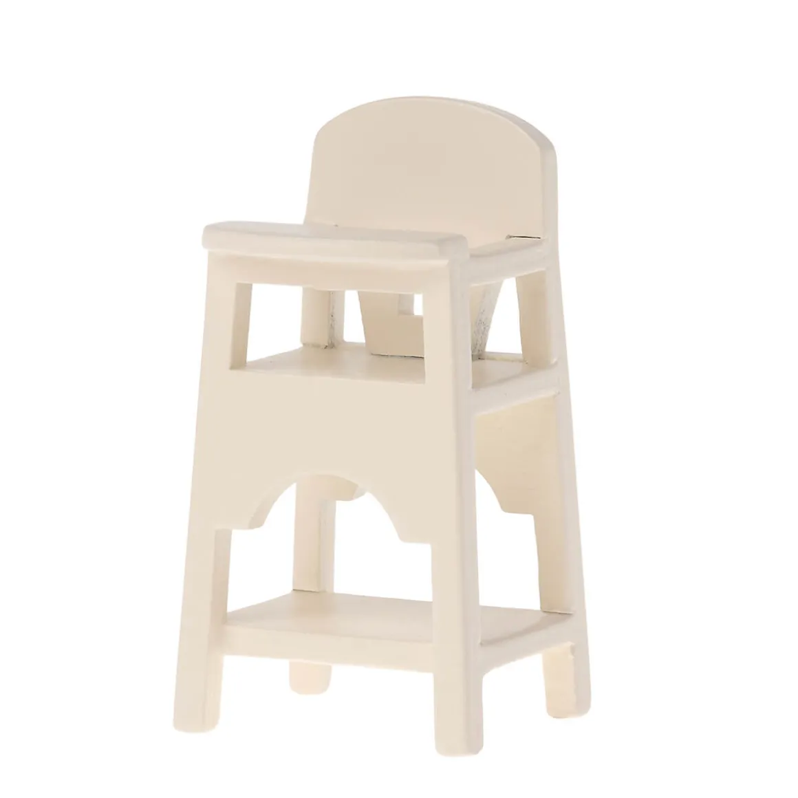 Mouse High Chair in Off White by Maileg