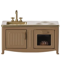 Mouse Kitchen in Light Brown by Maileg