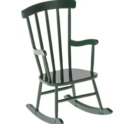 Mouse Rocking Chair in Dark Green by Maileg