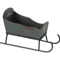 Mouse Sleigh in Green by Maileg