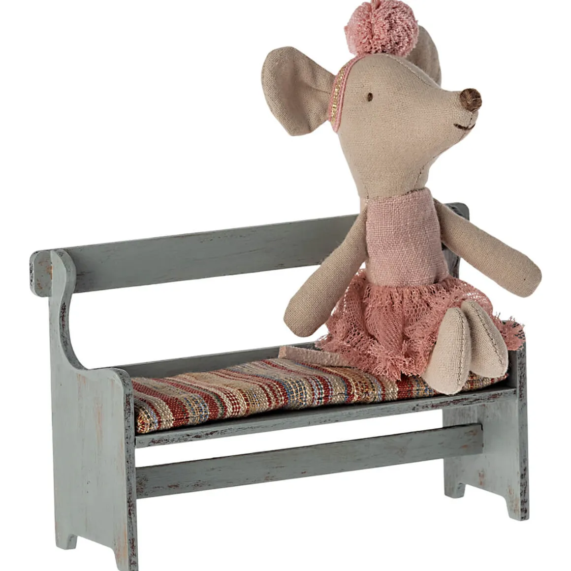 Mouse Wooden Bench by Maileg