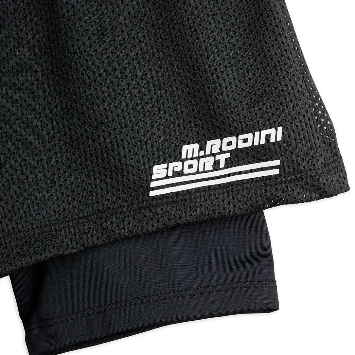 MR Sport Combined Shorts in Black by Mini Rodini