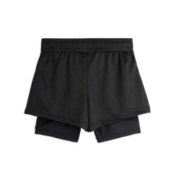 MR Sport Combined Shorts in Black by Mini Rodini