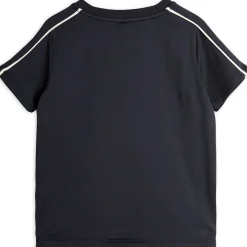 MR Sport Drapy T-Shirt in Black by Mini Rodini