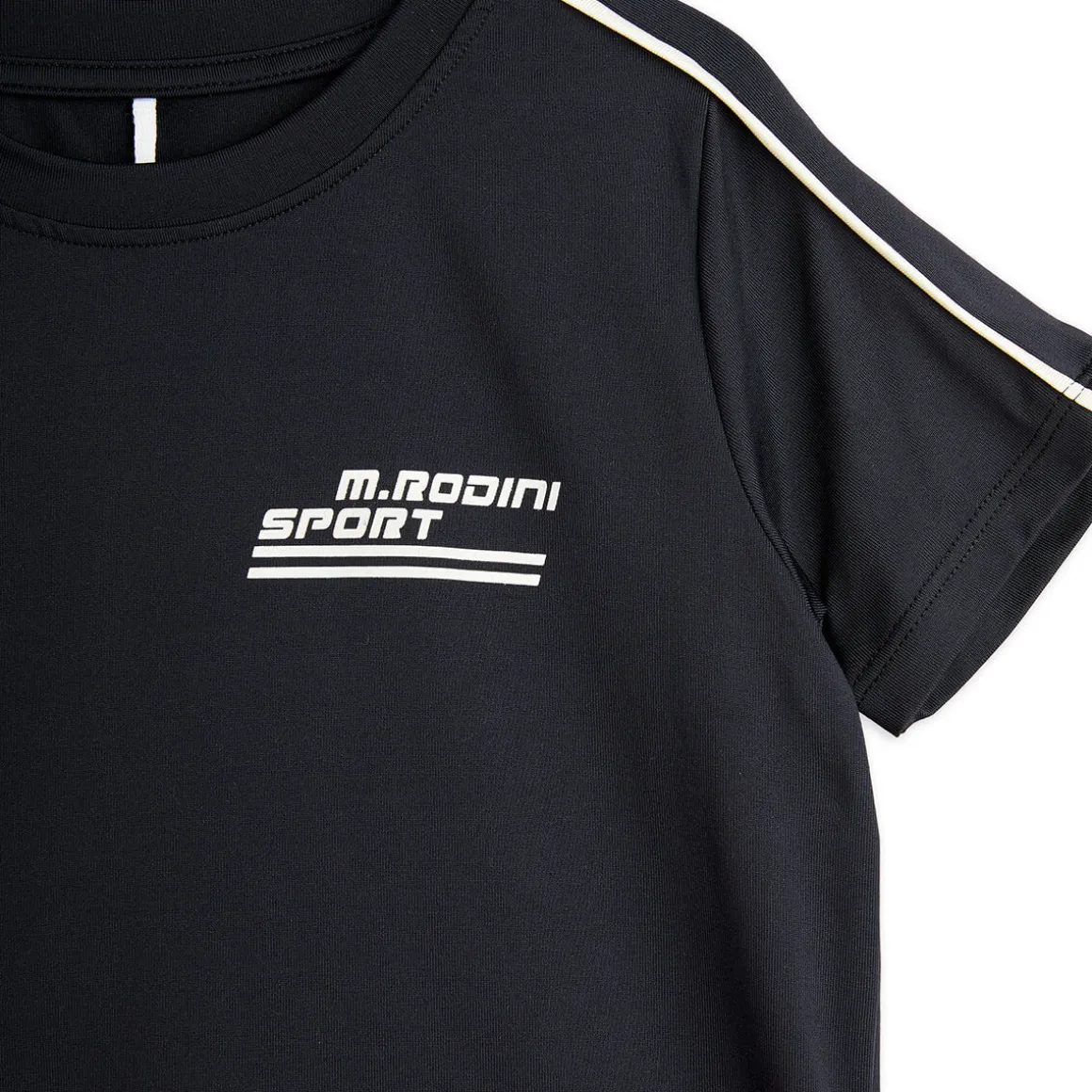 MR Sport Drapy T-Shirt in Black by Mini Rodini