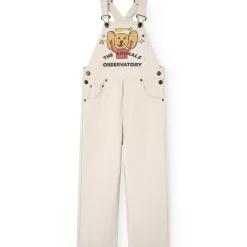 Mule Kids Dungarees in Raw White by The Animals Observatory