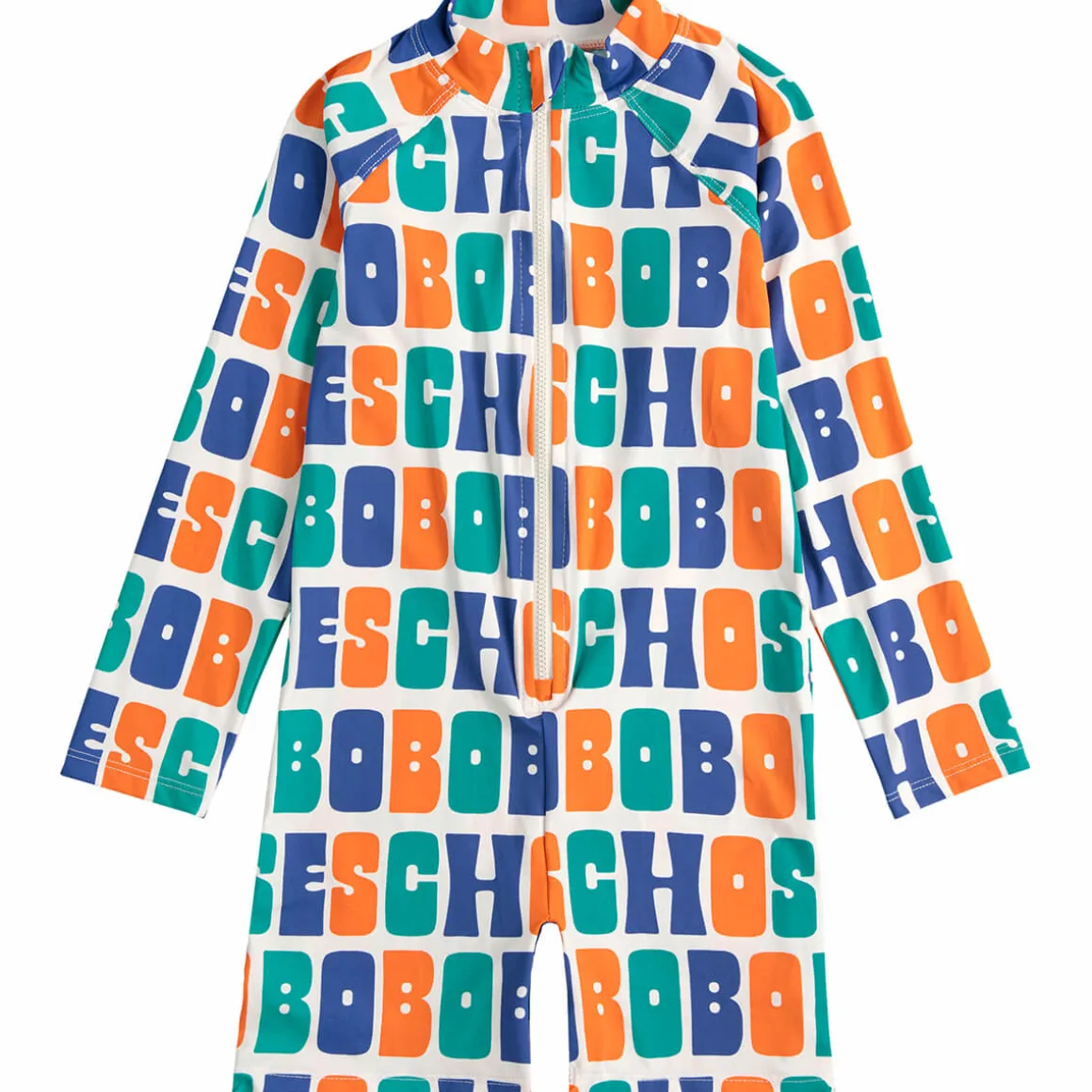 Multicolour All Over Swim Overall by Bobo Choses