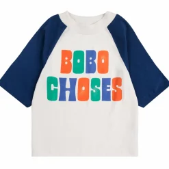 Multicolour Raglan Sleeve T-Shirt by Bobo Choses