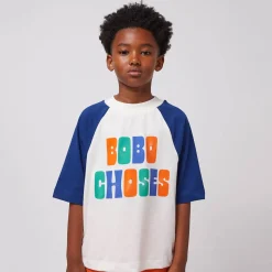 Multicolour Raglan Sleeve T-Shirt by Bobo Choses