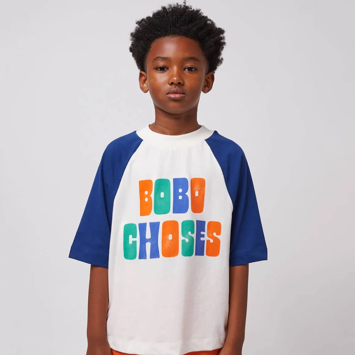Multicolour Raglan Sleeve T-Shirt by Bobo Choses