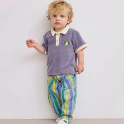 Multicolour Stripe Denim Baby Pants by Bobo Choses