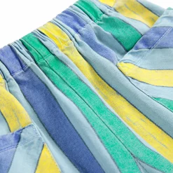 Multicolour Stripe Denim Baby Pants by Bobo Choses