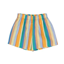 Multicolour Stripes Long Shorts by Tinycottons