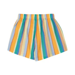 Multicolour Stripes Long Shorts by Tinycottons