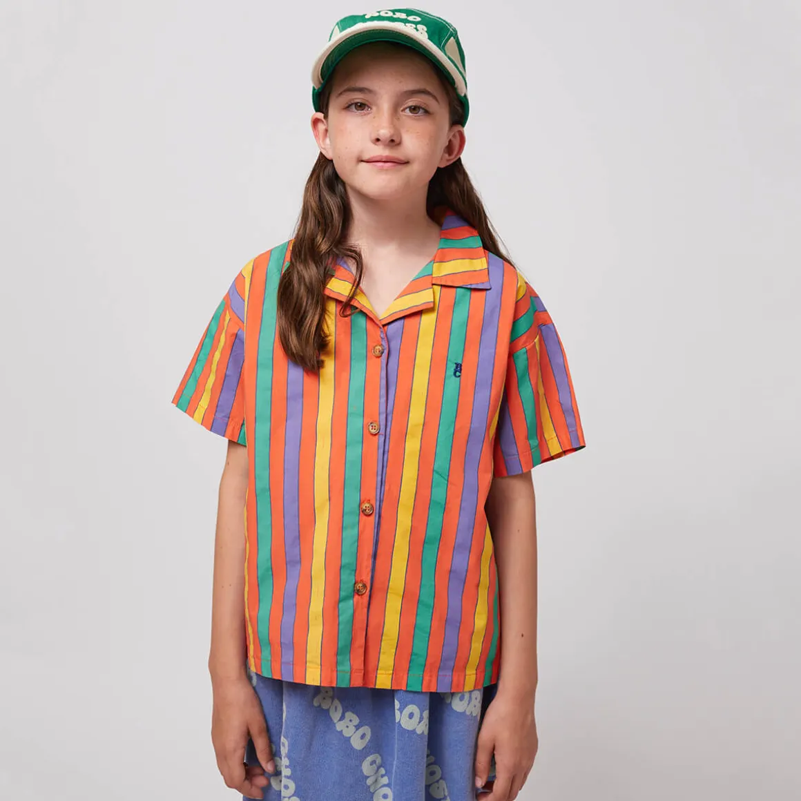 Multicolour Stripes Shirt by Bobo Choses