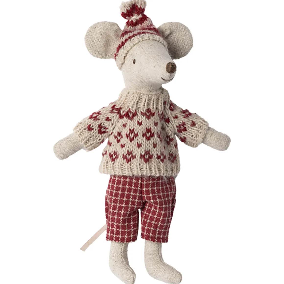Mum Winter Mouse with Ski Set by Maileg