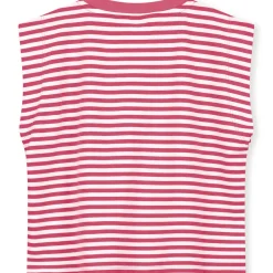 Muscle Tee in Cherry / Off White by Gray Label