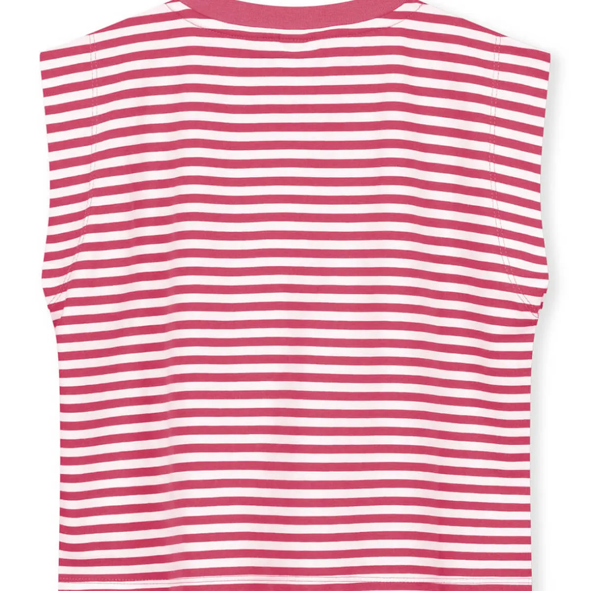 Muscle Tee in Cherry / Off White by Gray Label