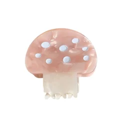 Mushroom Hair Claw in Pink by Hello Sakura